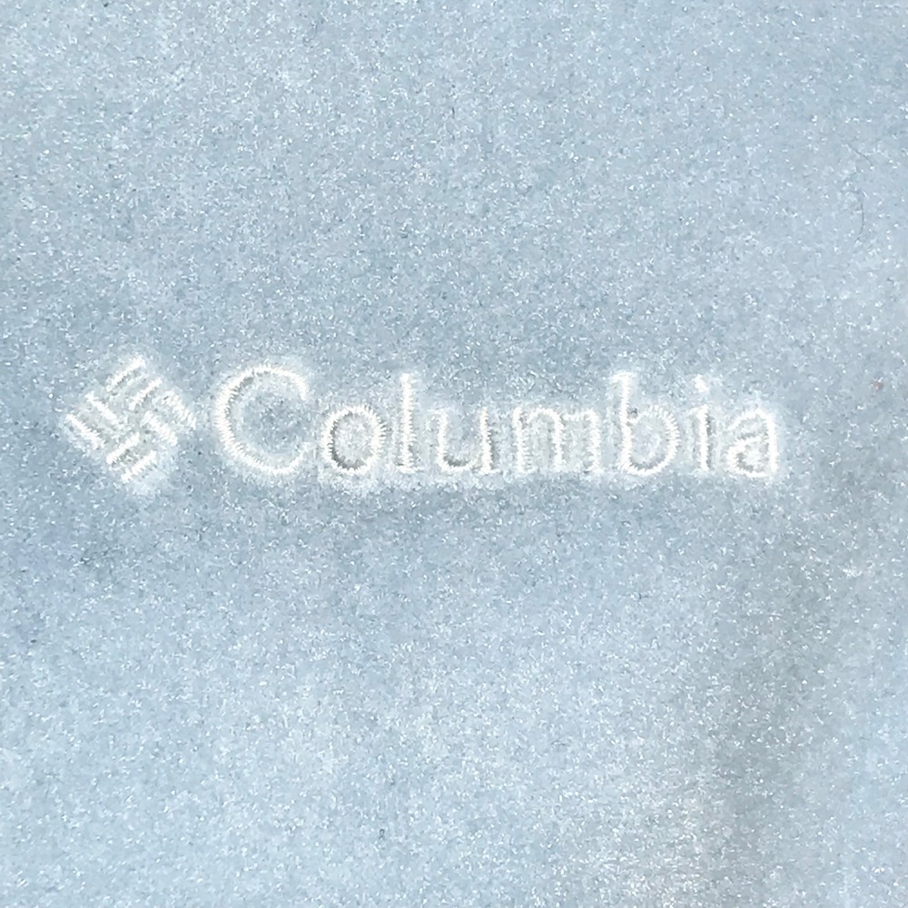 Columbia Benton Spring Fleece Vest Womens L Light Blue Full Zip Layering Outdoor - Picture 10 of 13